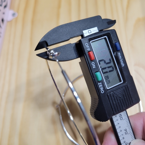 3" Thin Silver Hoops NEW - Picture 6 of 8